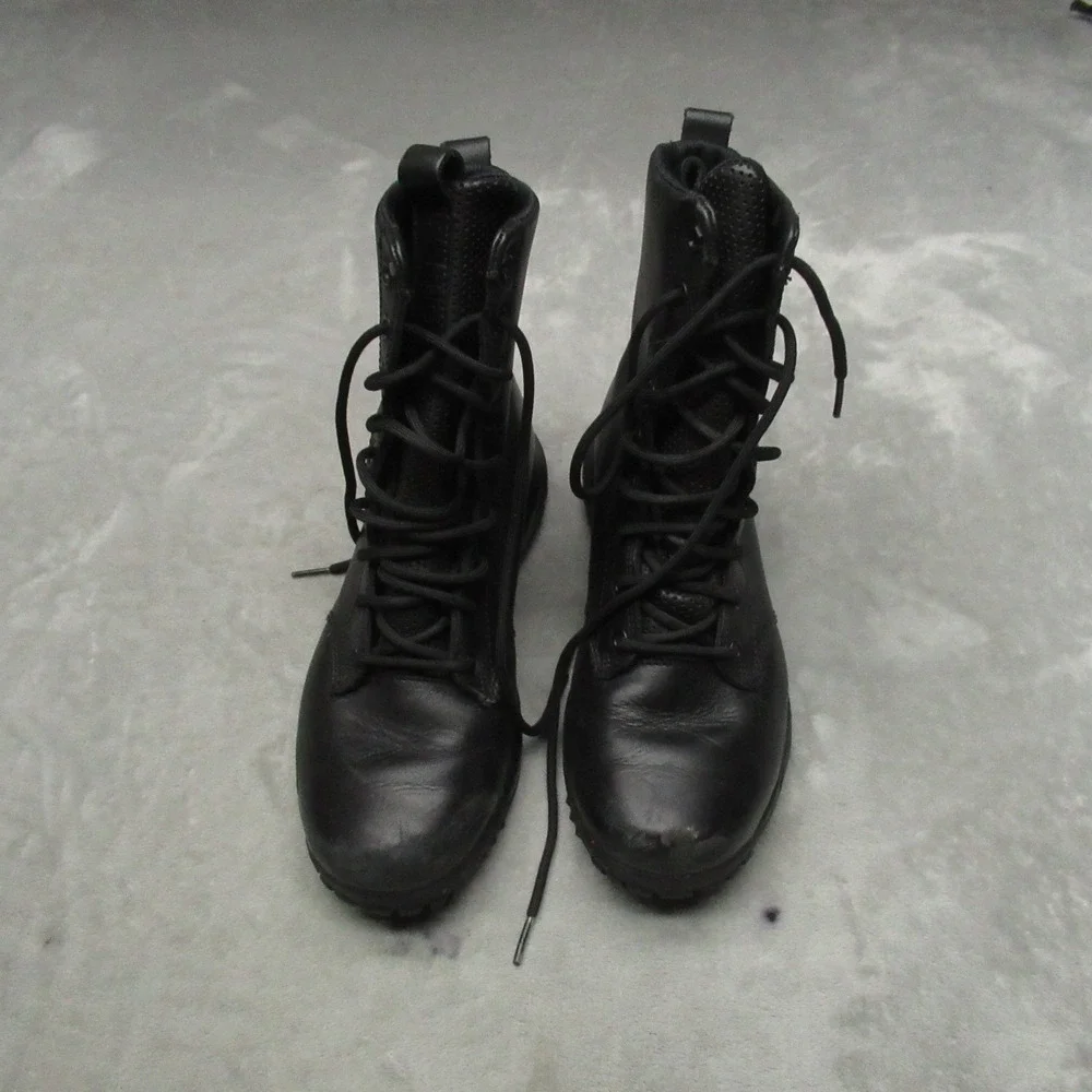 5.11 Men 8 Tactical Boots Black Leather Combat Military Duty Leather Performance